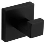accrochez vos accessoires de salle bain avec ce crochet porte inox argent brillant 971 1