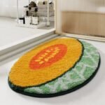 ajoutez du caractere avec notre tapis de bain design original melon 40x60cm 646 1