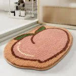 Ajoutez Du Caractère Avec Notre Tapis De Bain Design Original! Pêche / 40x60cm