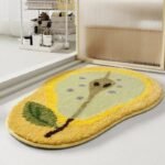 ajoutez du caractere avec notre tapis de bain design original poire 40x60cm 897 1