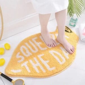 Ajoutez Du Peps à Votre Salle De Bain Avec Notre Tapis Citron!