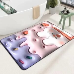 ajoutez une touche de douceur avec notre tapis lapin pour la salle bain style 1 40x60 562 1