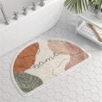 Découvrez Le Confort Inégalé Du Tapis De Bain Demi Cercle! Design Home / 40x60cm