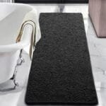 Découvrez Le Confort Ultime Avec Notre Tapis De Bain Noir élégant! 60x120cm