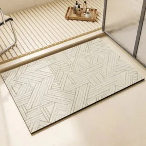 Découvrez Le Confort Ultime Avec Notre Tapis Diatomée Antidérapant ! 3 Découvrez Le Confort Ultime Avec Notre Tapis Diatomée Antidérapant! Gris Strillé / 60x90cm