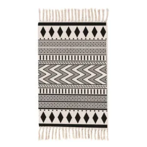 Découvrez Le Luxe Du Confort Avec Notre Tapis De Bain Noir à Motif! Zèbre / 60x90cm