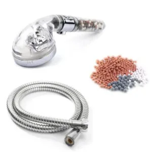 Découvrez Le Pack Zen Premium Ecoshower™ Pour Un Bien-être éclatant! Pommeau Ecoshower™ + Recharge + Tuyau 1,5m