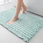 Tapis Chenille Bleu Turquoise XXL