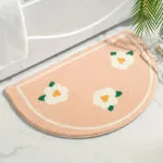 Tapis de Bain Beige Antiderapant