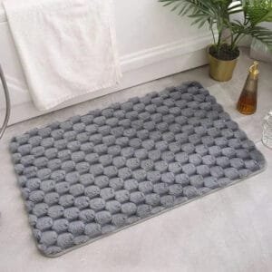 Découvrez Le Tapis De Bain Ultra Doux Pour Un Confort Inégalé! #9e9da5 / 40x60cm