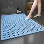 detendez vous en toute securite avec notre tapis de douche antiderapant powder blue 983 1