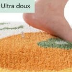 égayez Votre Salle De Bain Avec Notre Tapis Original Orange En Microfibre! #fcaa58 / 50x60cm