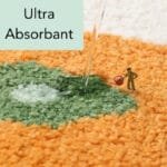 égayez Votre Salle De Bain Avec Notre Tapis Original Orange En Microfibre! #fcaa58 / 50x60cm