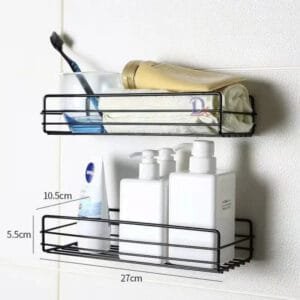 élégance Sans Perçage: La Tablette Idéale Pour Votre Salle De Bain!