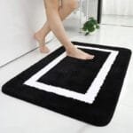 élevez Votre Espace Avec Notre Tapis De Bain Design Noir Et Blanc! Noir Et Blanc / 40x60cm