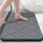 élevez Votre Salle De Bain Avec Notre Tapis En Velours Synthétique! #7a7b7d / 40x60cm