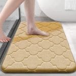 élevez Votre Salle De Bain Avec Notre Tapis En Velours Synthétique! #d4ba99 / 40x60cm