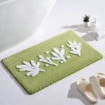 Tapis de Bain Vert Olive