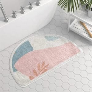 eveillez vos sens avec le tapis demi lune rose ultra confort demi lune blue beige 181 1