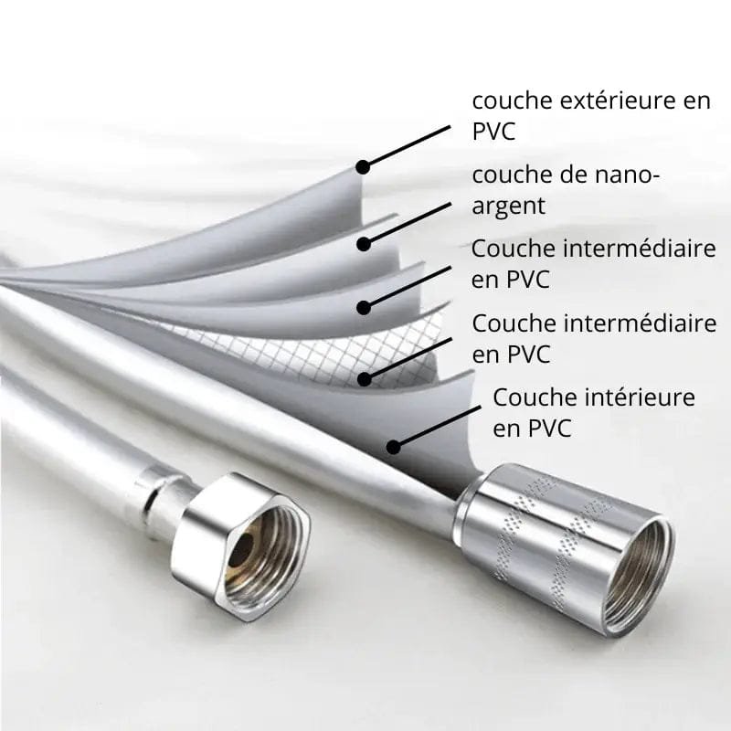 Flexible De Douche Universel Compatible Avec Eco2-douche ! 1 flexible de douche pvc composition