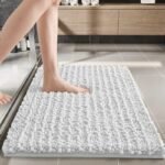 glissez vos pieds dans le confort luxueux apres la douche blanc 40x60cm 972 1