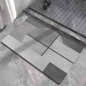 luxe et securite votre tapis de bain anthracite antiderapant 6f6f6f 40x60cm 221 1