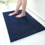 Marchez Sur Un Nuage Avec Notre Tapis Moelleux Confort En Microfibre! Bleu Marine / 40x60cm