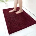 Marchez Sur Un Nuage Avec Notre Tapis Moelleux Confort En Microfibre! Bordeaux / 40x60cm