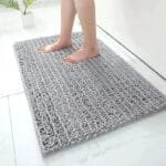 Marchez Sur Un Nuage Avec Notre Tapis Moelleux Confort En Microfibre! Gris / 40x60cm