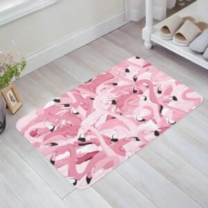 offrez a vos pieds le luxe du tapis de bain flamant rose 40x60cm 529 1