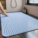 Offrez-vous Confort Et Sécurité Avec Notre Tapis Fond De Douche Innovant! Sky Blue / 35x70cm