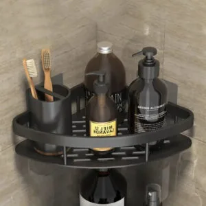 Optimisez Votre Salle De Bains Avec Notre étagère Murale Astucieuse ! 3 Optimisez Votre Salle De Bains Avec Notre étagère Murale Astucieuse! Noir