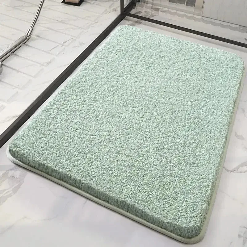 Plongez Dans Le Confort Ultime Avec Notre Tapis De Bain Doux! - #c7dacc / 40x60cm