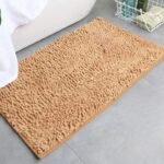 plongez dans le luxe avec notre tapis chenille pour votre salle de bain buff 35x50cm 115 1