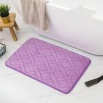 plongez dans le luxe avec notre tapis de bain super absorbant african violet 40x60cm 257 1