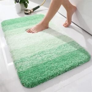 plongez dans le luxe avec notre tapis de bain vert ultra moelleux 95d1a9 40x60cm 602 1