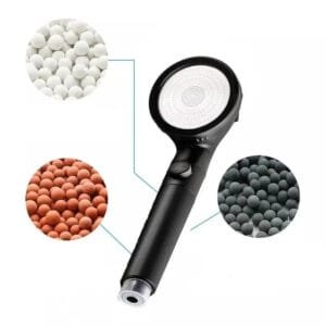 Pommeau De Douche Ecoshower™ Black Edition: élégance Et Performance!