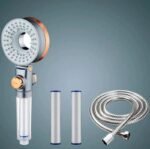 pommeau de douche filtrant double face avec effet massant luxueux 2 filtre en coton 448 1