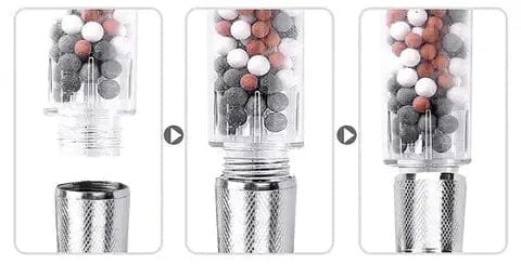 Détente Ultime Avec Le Pommeau De Douche Carré à Haute Pression! 4 pommeau de douche anti-calcaire installation