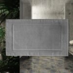 reveillez vos pieds avec notre tapis de bain coton gris ultra confort fonce 40x60cm 665 1