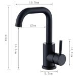 robinet salle de bain tournant en inox elegance contemporaine assuree 350 1