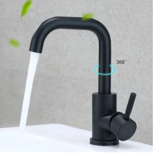 robinet salle de bain tournant en inox elegance contemporaine assuree 679 1