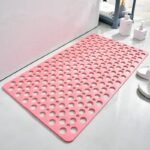 tapis alveole moderne elegance et durabilite pour votre salle de bain rose 53x53 cm 361 1