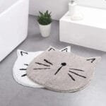 Tapis De Bain à Motif Chat: Une Douceur Adorable Pour Vos Pieds!