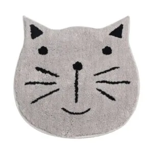 Tapis De Bain à Motif Chat: Une Douceur Adorable Pour Vos Pieds! #b2aca8 / 60x60cm