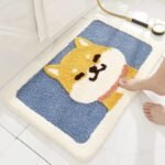 tapis de bain a motifs animaux confort et style au quotidien shiba 40x60cm 661 1