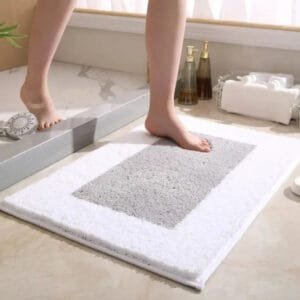 Tapis De Bain Absorbant Anti-dérapant: Confort Et Sécurité Assurés! #cecbd0 / 40x60cm