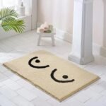 tapis de bain art nouveau en microfibre confort et elegance reunis 823 1