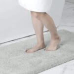 Tapis De Bain Assure Confort Et Fraîcheur à Chaque Pas! Argent / 40x60 Cm