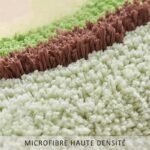 tapis de bain avocat en microfibre polyester style et confort 160 1